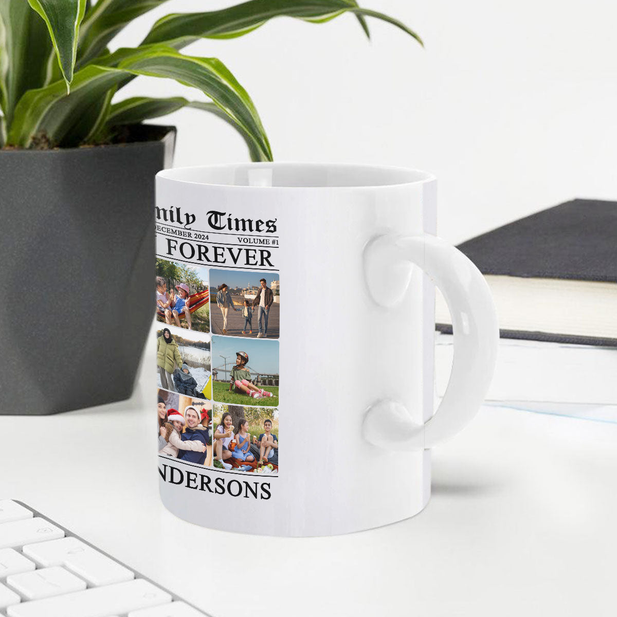 The Family Times | Personalized White Ceramic Mug