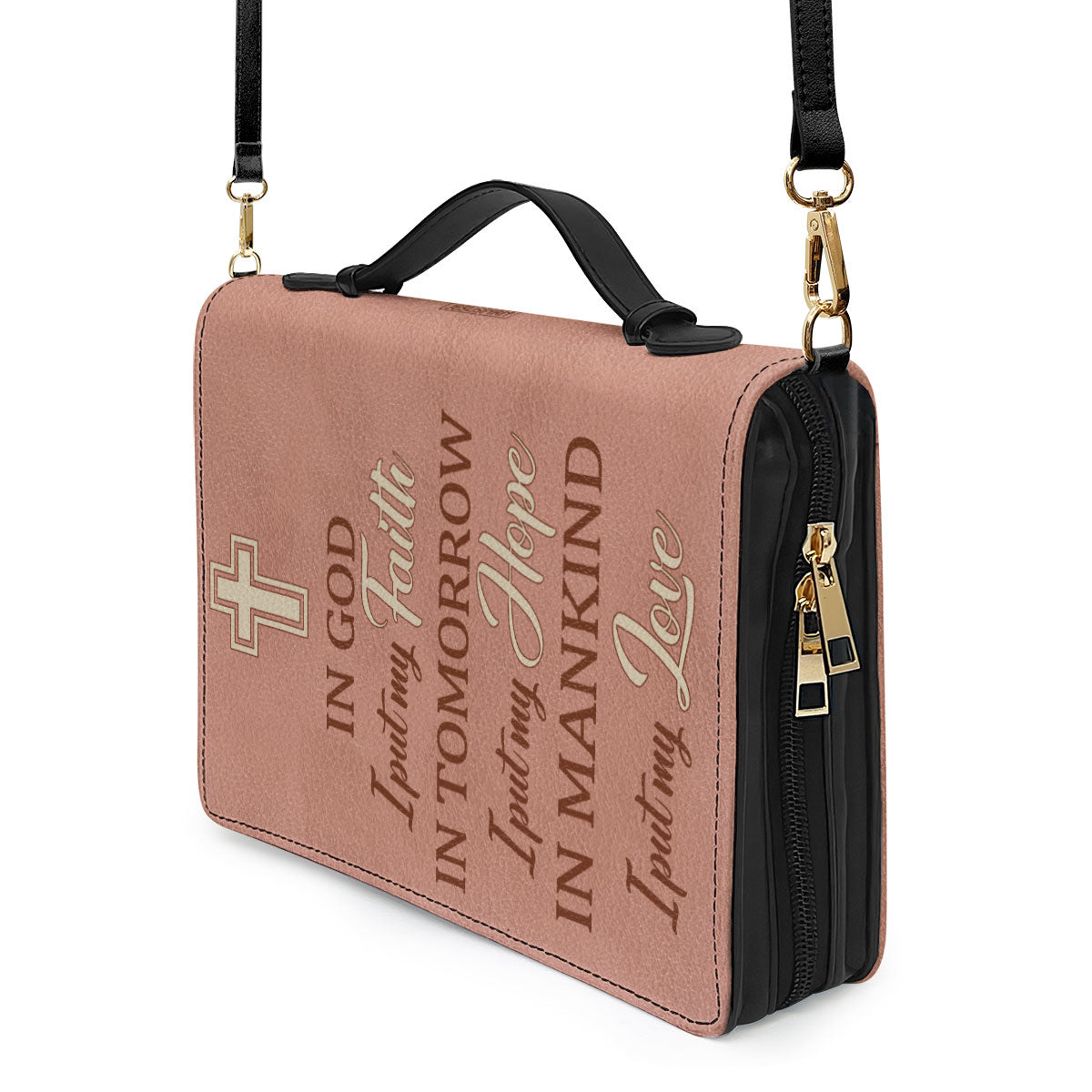 In God I Put My Faith - Adorable Personalized Bible Cover HM391