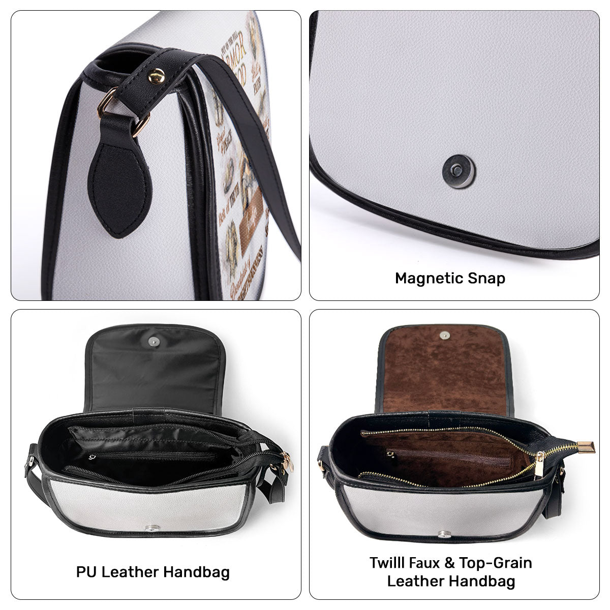 Armor Of God - Personalized Leather Saddle Bag LSBM761