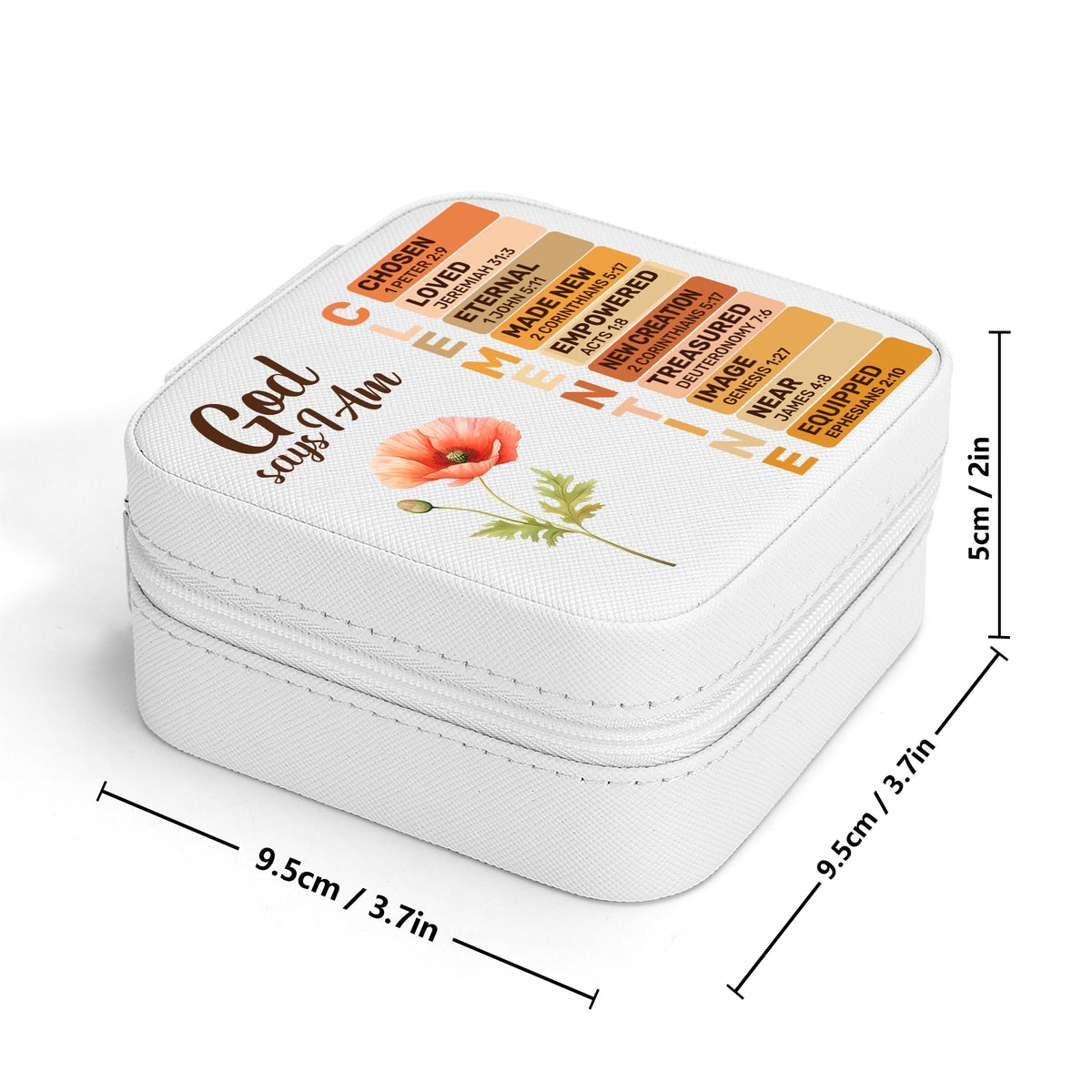 God Says I Am | Personalized Jewelry Box