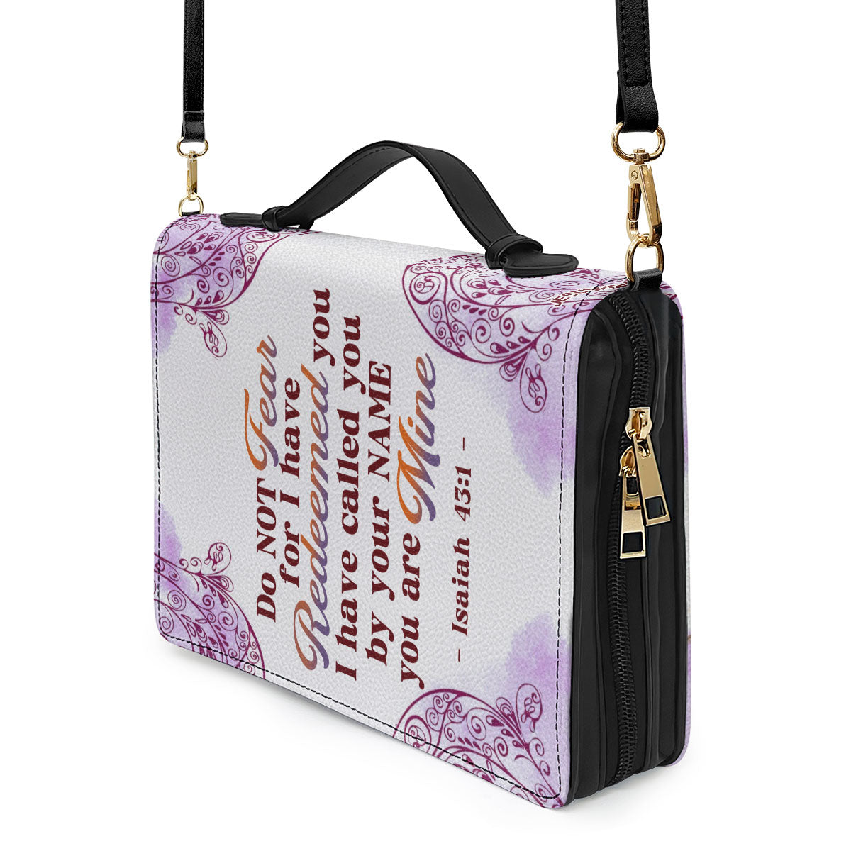 Jesuspirit | Personalized Leather Bible Cover | Do Not Fear BCM768