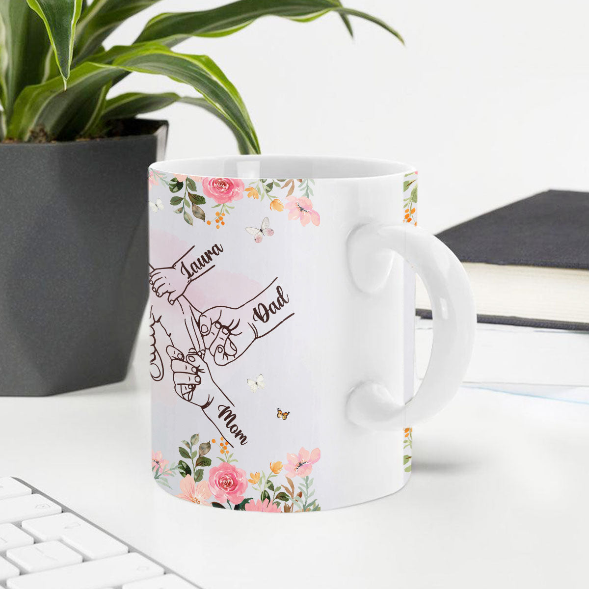 As For Me And My House We Will Serve The Lord | Personalized White Ceramic Mug