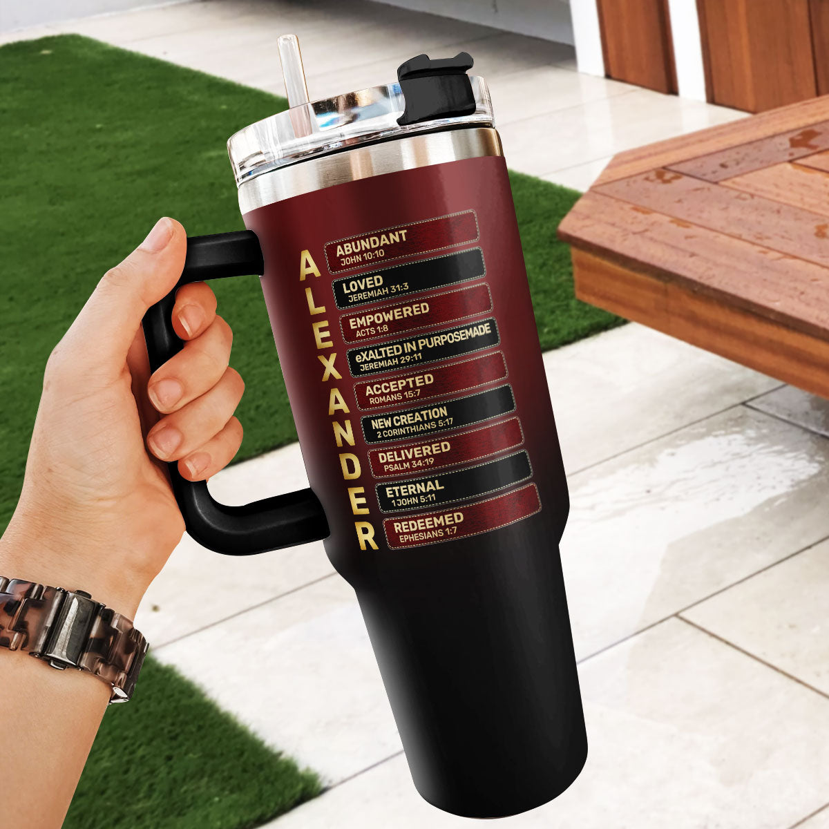 To My Loving Dad | Personalized Stainless Steel Tumbler