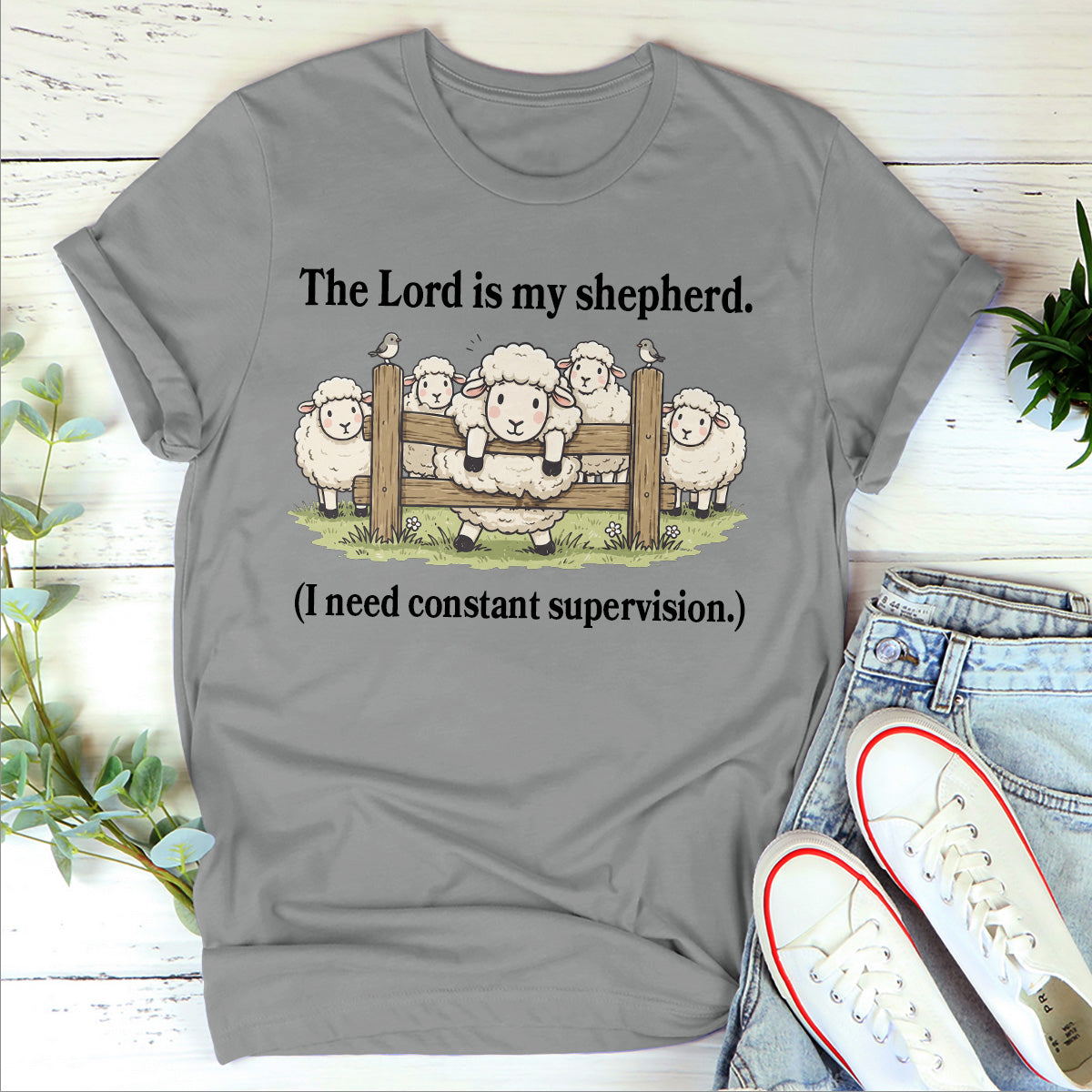 The Lord Is My Shepherd | 2D Unisex T-shirt
