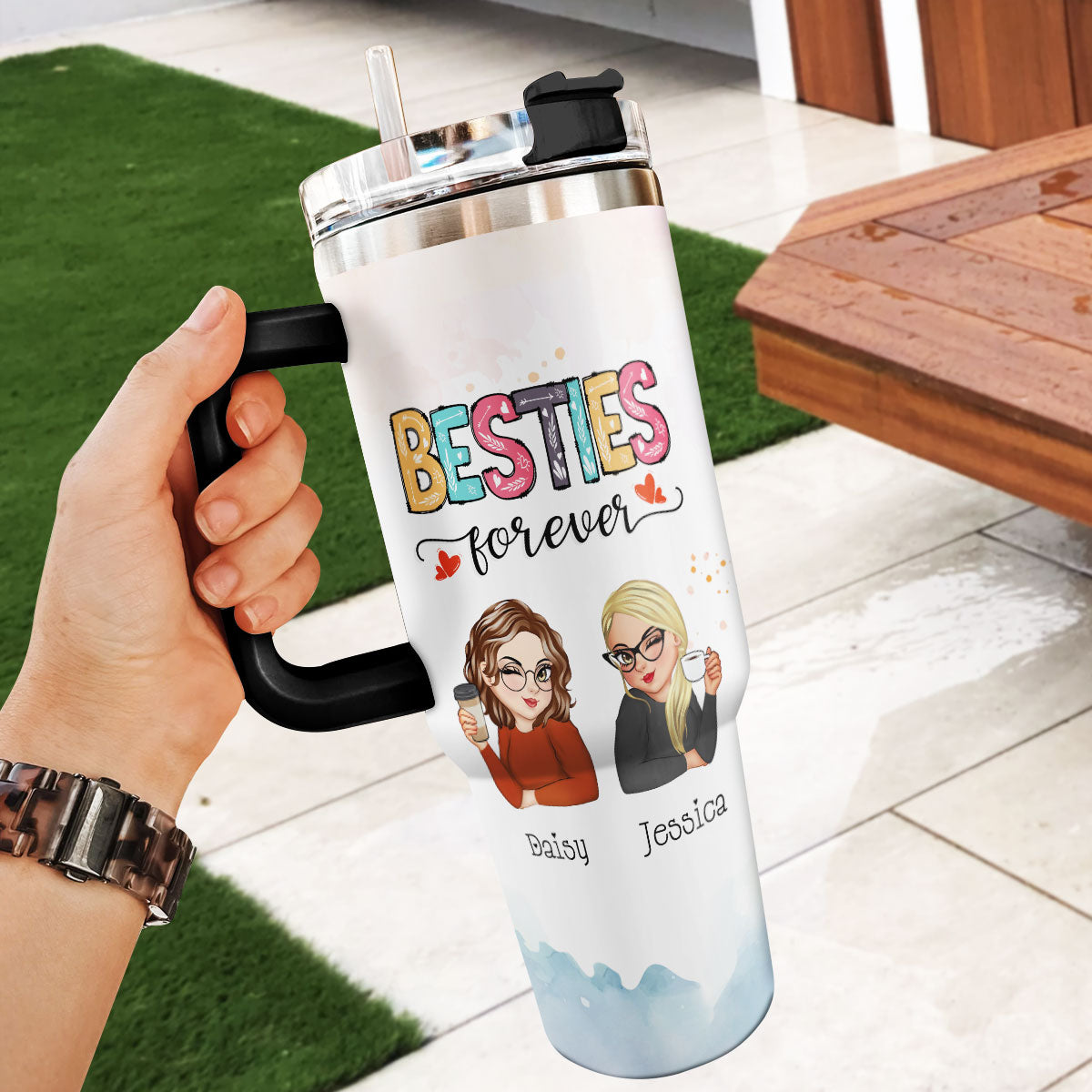 It Takes A Long Times To Grow An Old Friend | Personalized Stainless Steel Tumbler JSSSTPL2221L