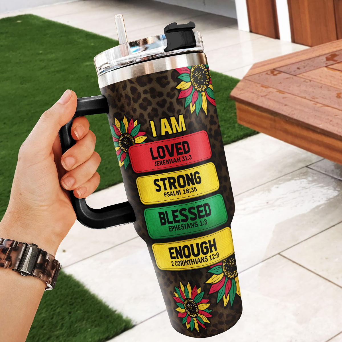 I Am | Personalized Stainless Steel Tumbler JSSSTH873