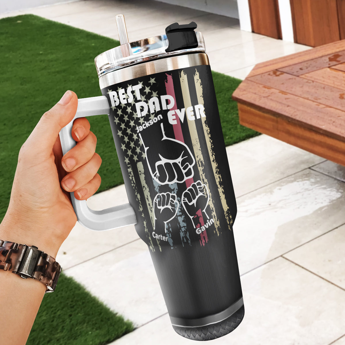 Dad Definition | Personalized Stainless Steel Tumbler