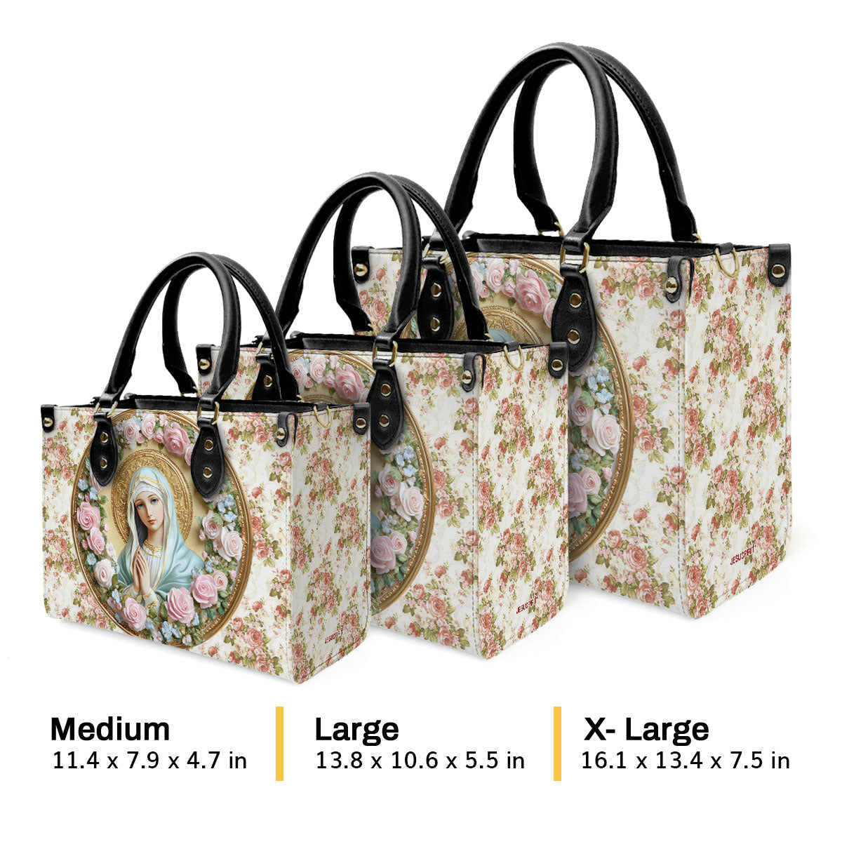 Virgin Mary's Grace | Leather Handbag