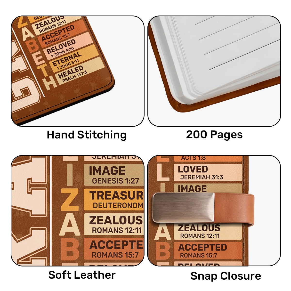 Congratulations Grad | Personalized Leather Notebook & Pen Set