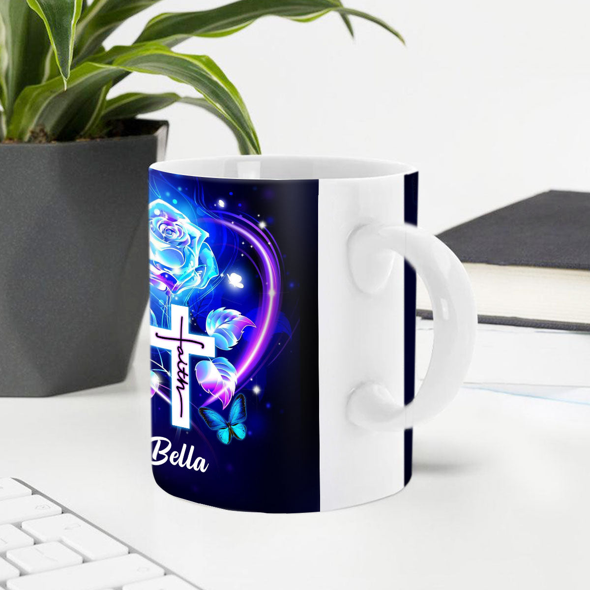 Godfidence Knowing I Can‘t But He Can - Personalized White Ceramic Mug NUH400