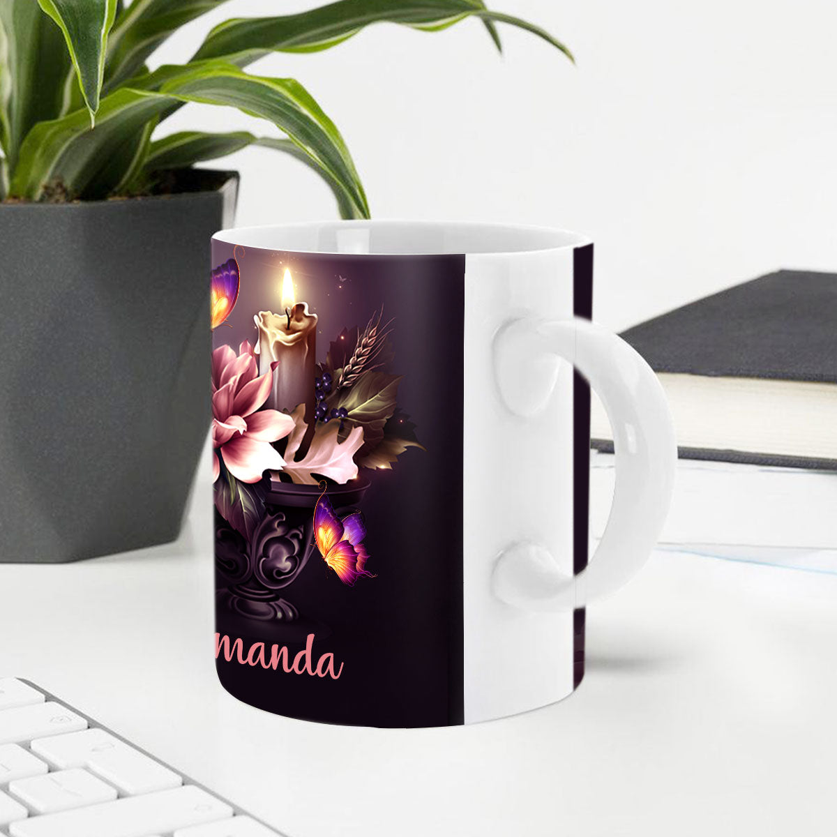 The Lord Is On My Side - Adorable Personalized White Ceramic Mug H12
