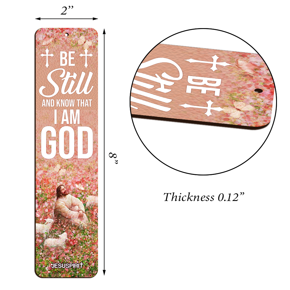 Be Still And Know That I Am God - Special Personalized Wooden Bookmarks BM09