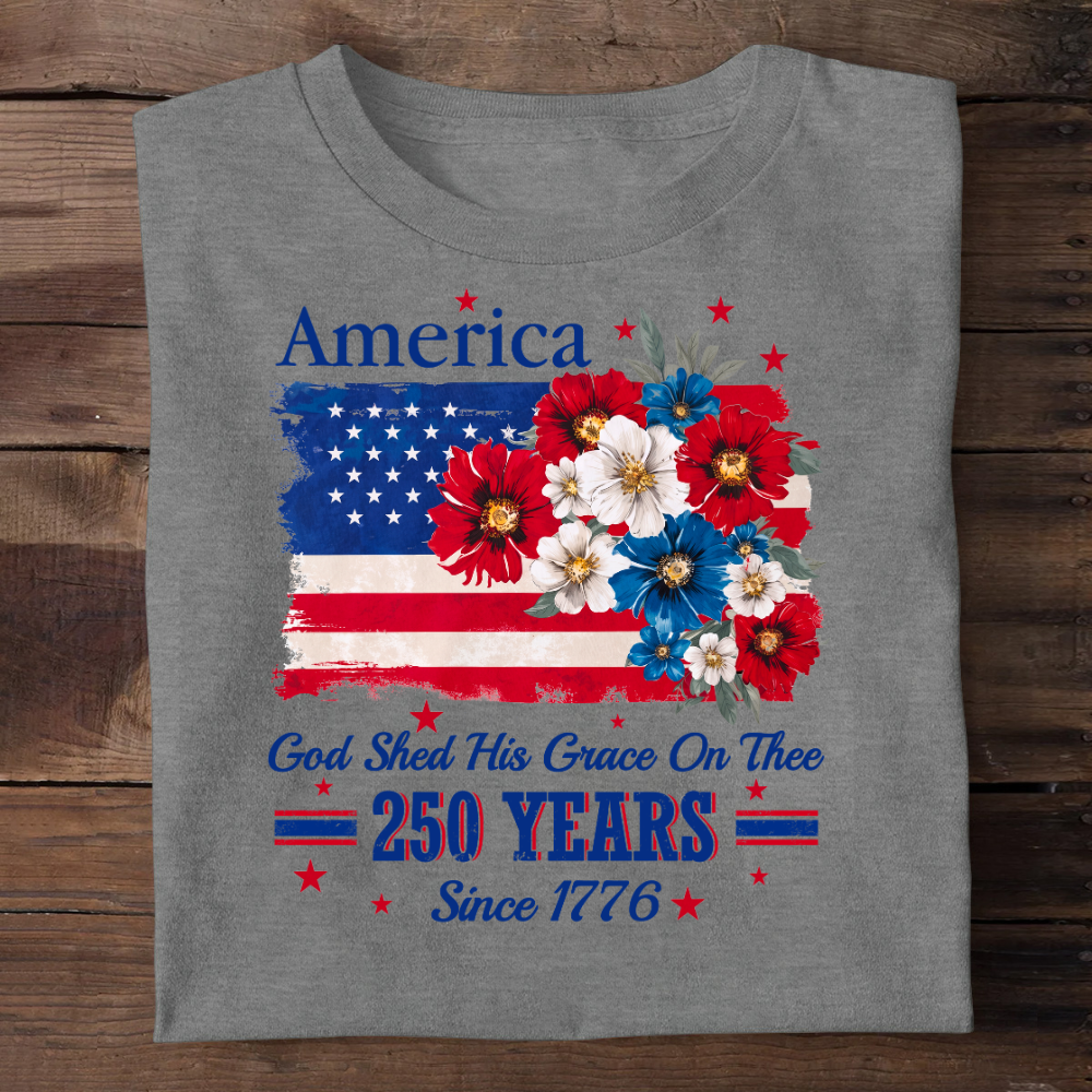 God Shed His Grace On Thee | Personalized 2D Unisex T-shirt