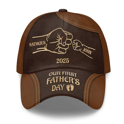 Our First Father's Day | Personalized Classic Cap