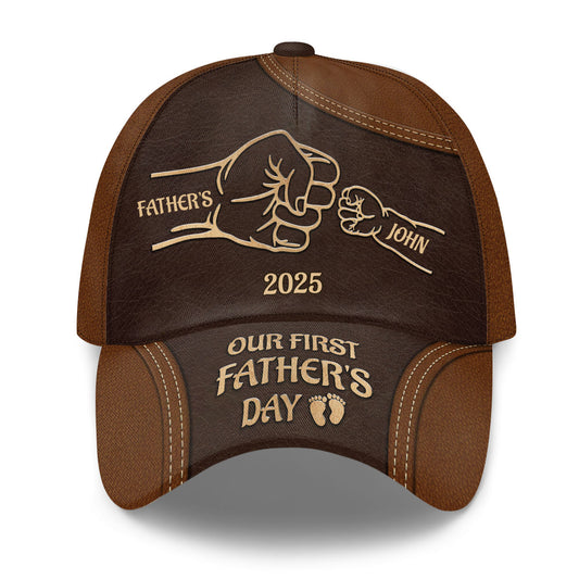 Our First Father's Day | Personalized Classic Cap