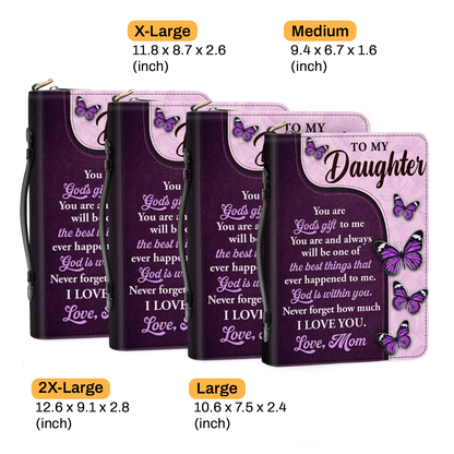 To My Daughter My Granddaughter  | Personalized Bible Cover