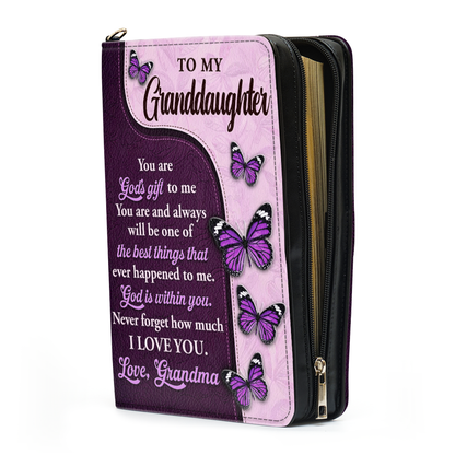 To My Daughter My Granddaughter  | Personalized Bible Cover