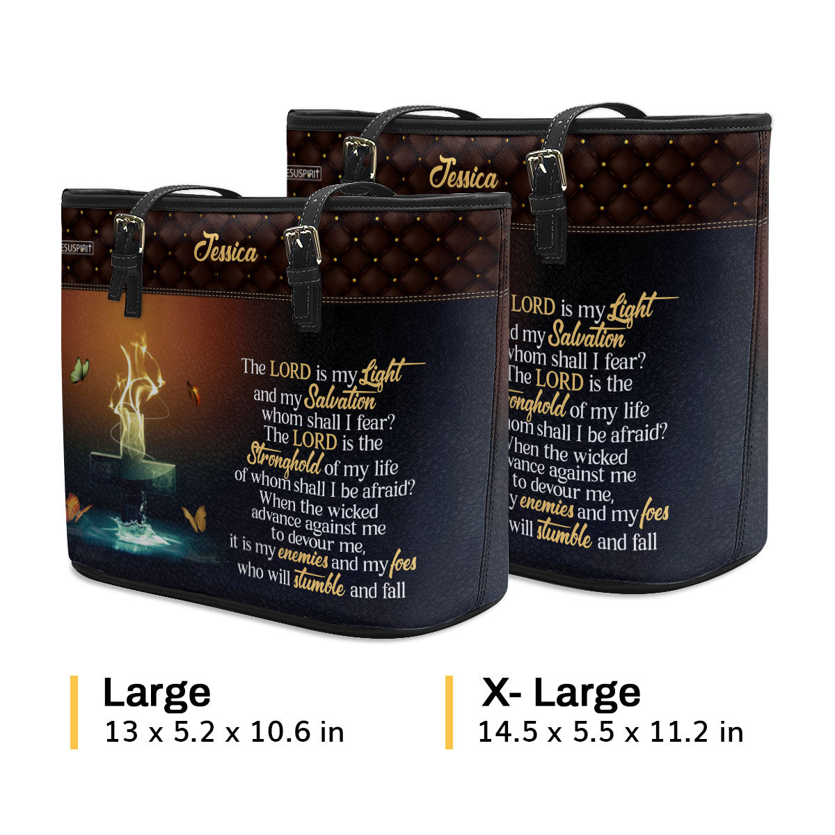 It Is My Enemies And My Foes - Unique Personalized Large Leather Tote Bag NUM481