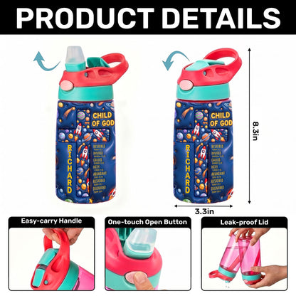 Child Of God  | Personalized Kid Water Bottle