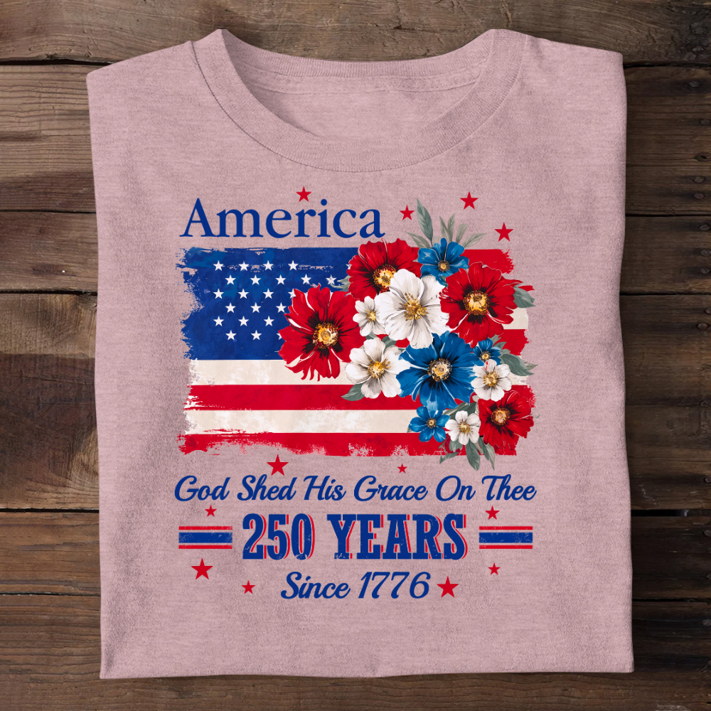 God Shed His Grace On Thee | Personalized 2D Unisex T-shirt
