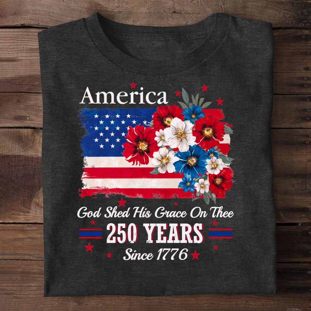 God Shed His Grace On Thee | Personalized 2D Unisex T-shirt