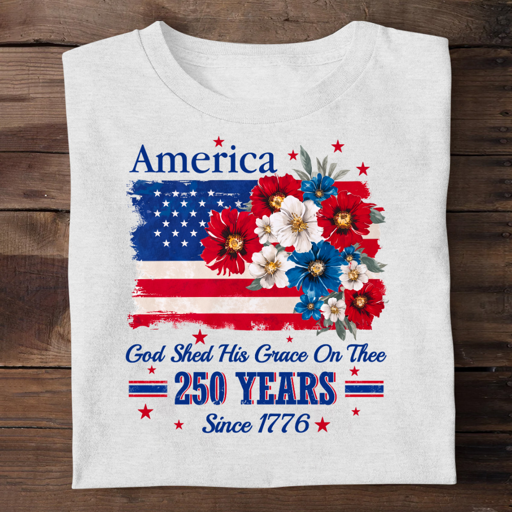God Shed His Grace On Thee | Personalized 2D Unisex T-shirt