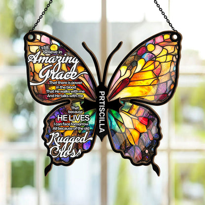 Amazing Grace | Personalized Window Hanging Suncatcher JSWHSCPH1488L