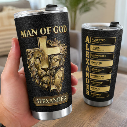 Man Of God | Personalized Stainless Steel Tumbler