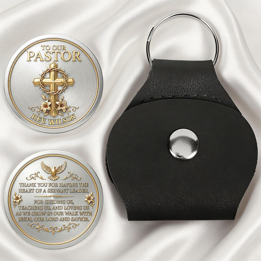 To Our Pastor For Having The Heart Of A Servant Leader | Personalized Pocket Hug