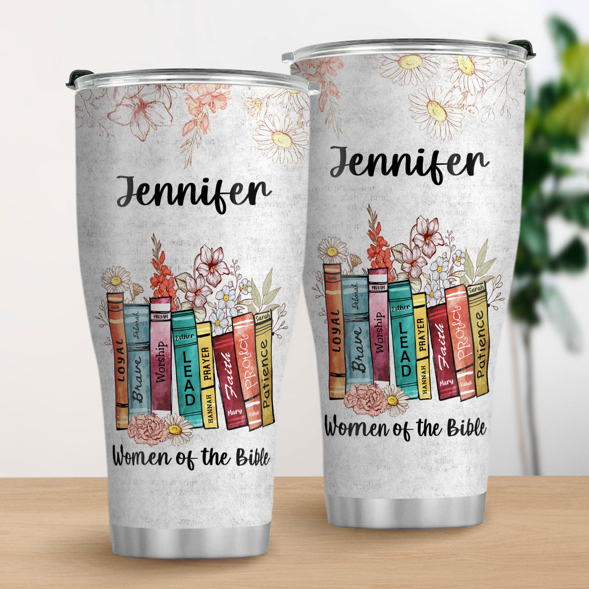 Jesuspirit | Christian Faith Gifts | Stainless Steel Tumbler | Women Of The Bible SSTNAHN1004A