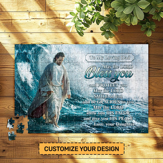 To My Loving | Personalized Rectangle Jigsaw Puzzle JSJPPTN1624TA