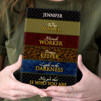 Way Maker | Personalized Leather Cover Notebook