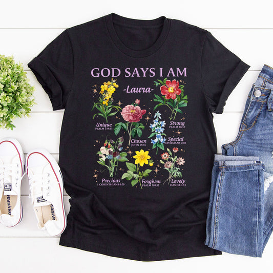 God Says I Am | Personalized Classic Unisex T-shirt