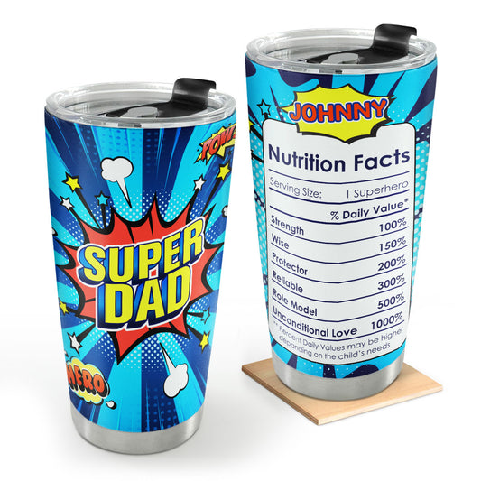 Super Dad | Personalized Stainless Steel Tumbler SSTHA02