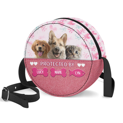 Protected By | Personalized Kid Round Purse JSCRBPT1168M