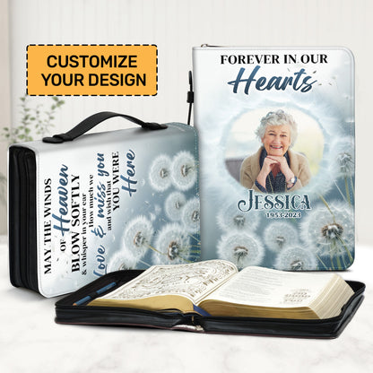 Forever In Our Hearts | Personalized Bible Cover JSBCPTN1364M