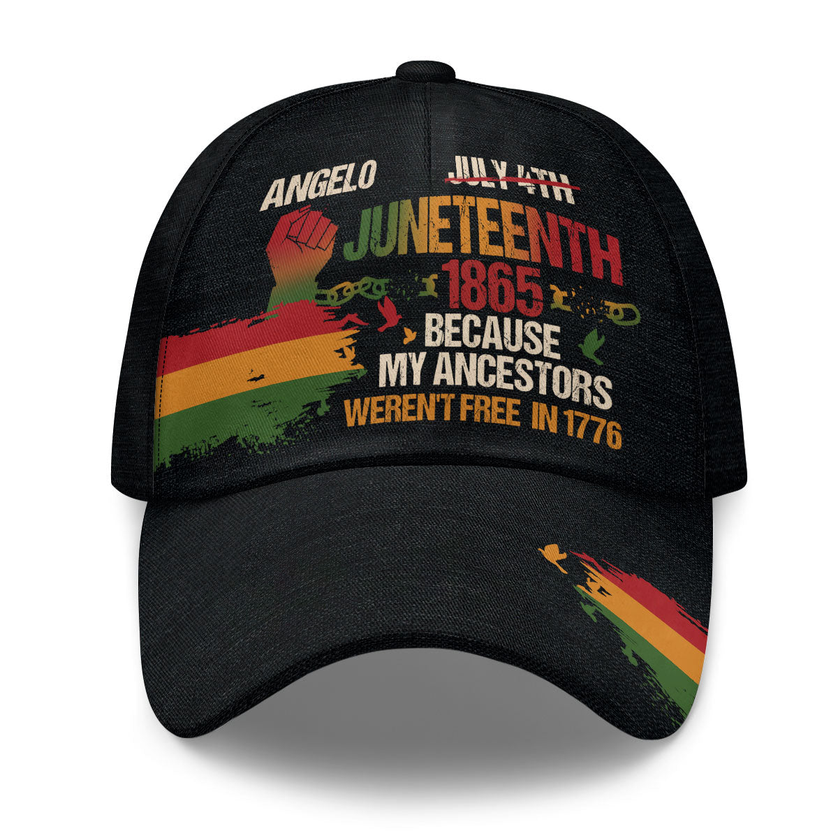 Juneteenth 1865 | Personalized Classic Cap JSCCM1036
