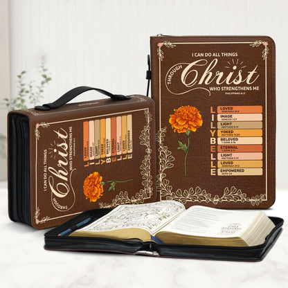 I Can Do All Things Through Christ Who Strengthens Me | Personalized Bible Cover