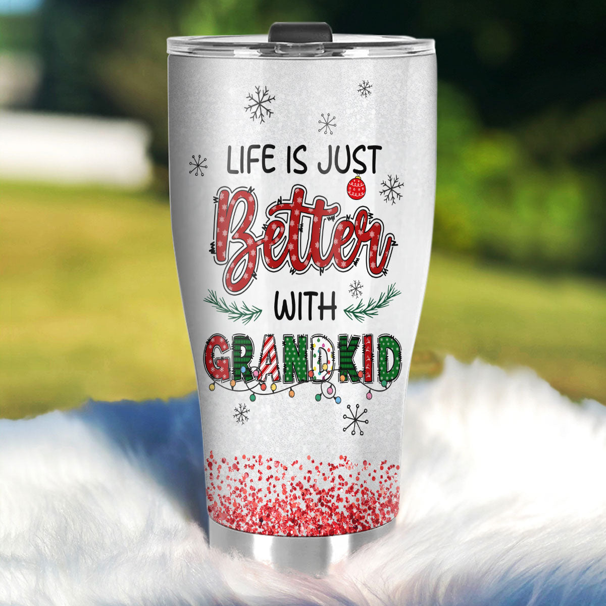 Grandma Claus | Personalized Stainless Steel Tumbler JSSSTPHN2194M