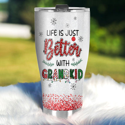 Grandma Claus | Personalized Stainless Steel Tumbler JSSSTPHN2194M