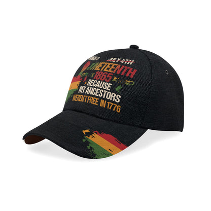 Juneteenth 1865 | Personalized Classic Cap JSCCM1036