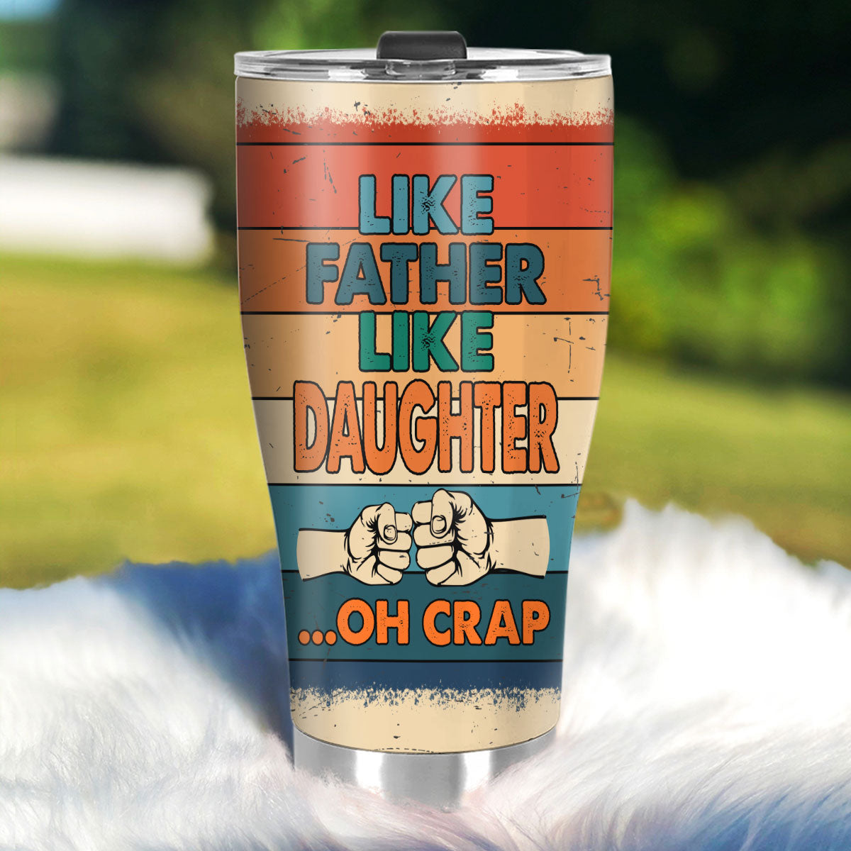 Like Father Like Daughter/Son | Personalized Stainless Steel Tumbler JSSSTH847