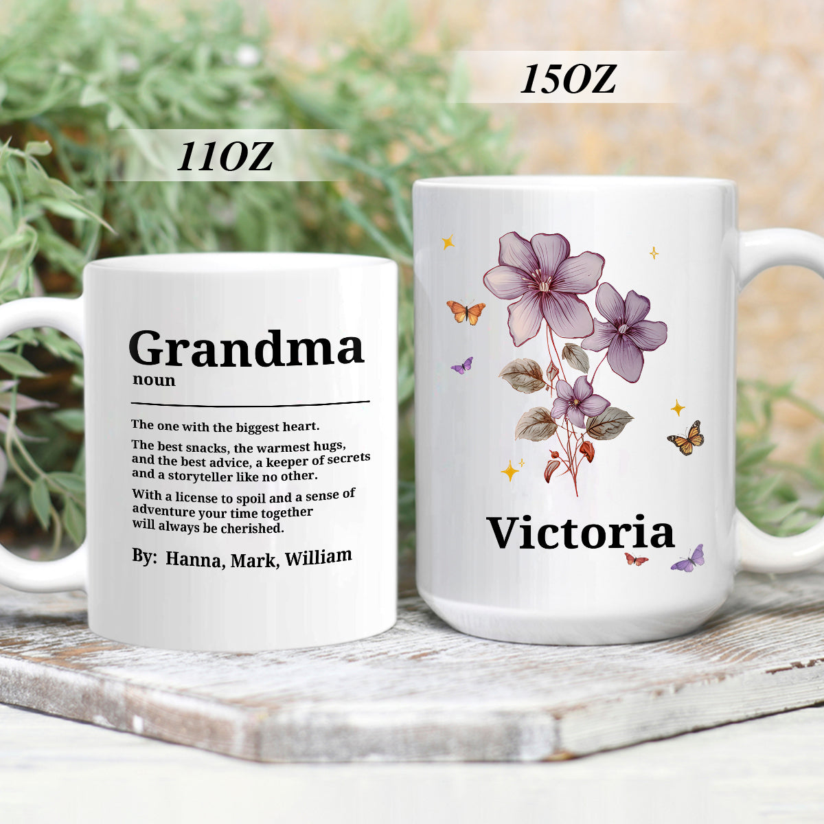 Grandma Definition | Personalized White Ceramic Mug