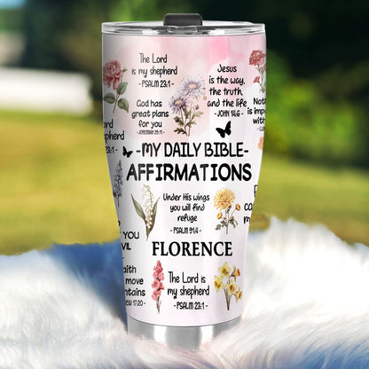 Bible Verse Do It Yourself | Personalized Stainless Steel Tumbler
