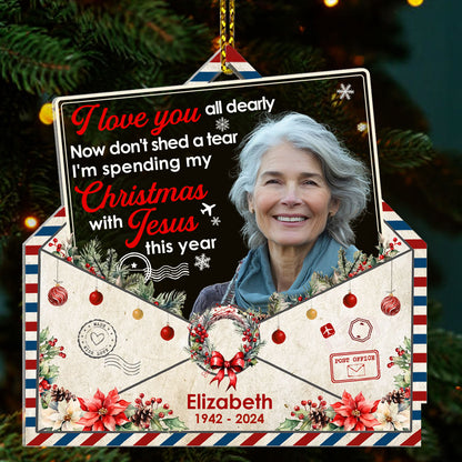A Letter From Heaven | Personalized 1-Side Acrylic Ornament