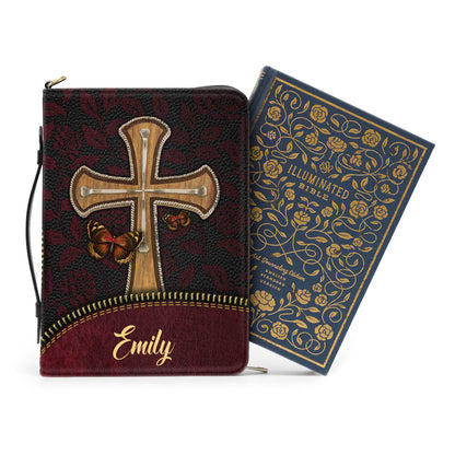 Choose Love, Show Grace, Have Faith - Beautiful Personalized Bible Cover AHN266