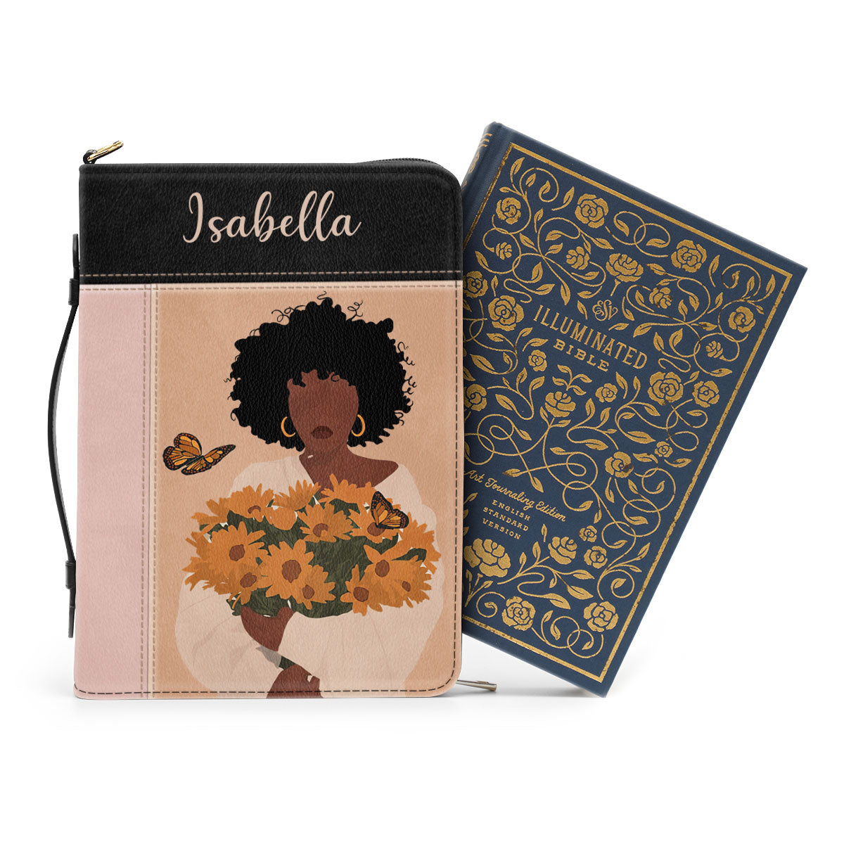Lovely Personalized Bible Cover - I Put My Faith In God HHN390
