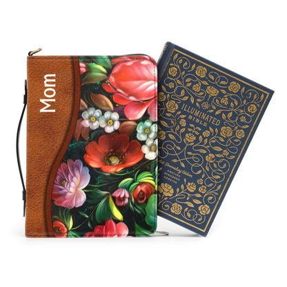 Gorgeous Personalized Bible Cover - Blessed Is The Woman Who Trusts In The Lord NUHN374