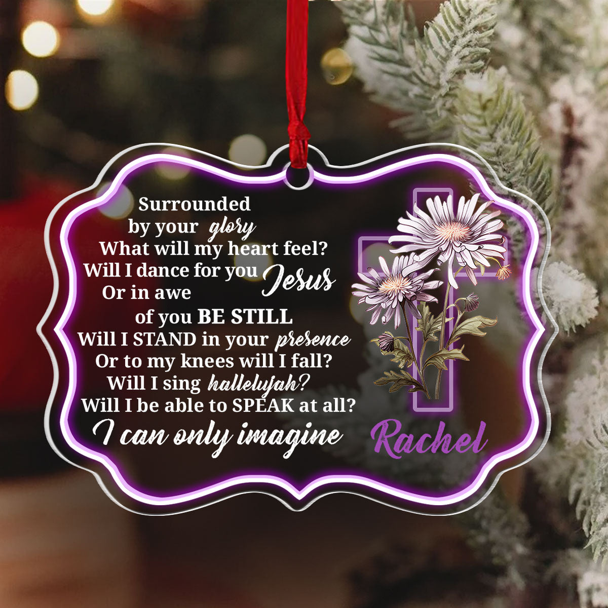 I Can Only Imagine | Personalized 1-Side Acrylic Ornament