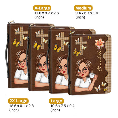 Birth Flower | Personalized Bible Cover JSBCPT1387D